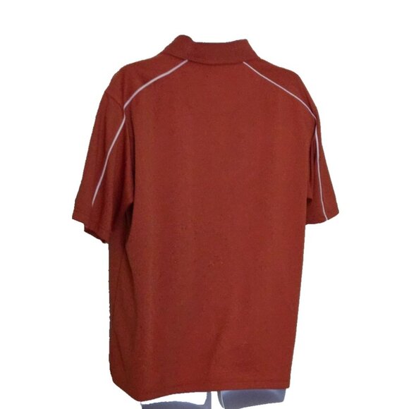 PGA TOUR Golf Polo Shirt Men's Short Sleeve orange size L - Picture 5 of 7